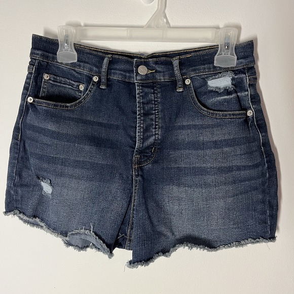 Jessica Simpson Infinite‎ High Waist Jean Shorts Cutoff Size 10/30 - Picture 1 of 6